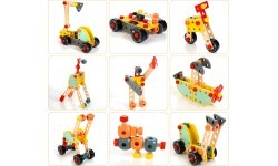 Деревянный детский верстак с инструментами ECOTOYS