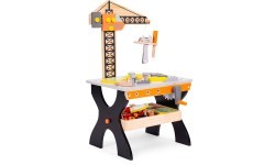 Деревянный детский верстак с инструментами ECOTOYS
