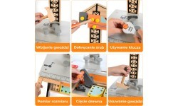 Wooden workshop for children tool table ECOTOYS