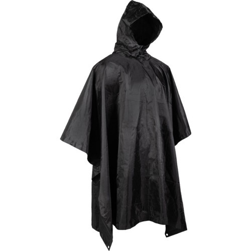 Lietaus poncho MIL-TEC Basic Ripstop – juodas