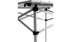 Sudedamas stalas BasicNature Travelchair Roll Table Small, 70x70 cm