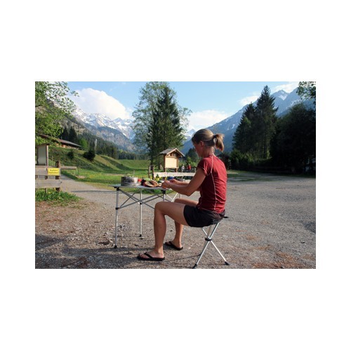 Складной стол BasicNature Travelchair Roll Table Small, 70x70 см