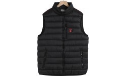 Glo Story Men's Vest Black MMJ 5314-1