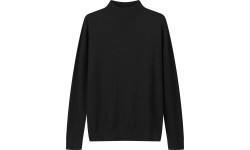 Glo Story Men's Turtleneck Black MMY 4718-1