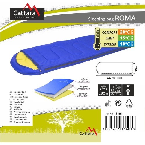 Спальный мешок Cattara Roma +10°C