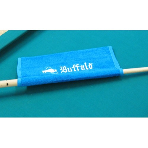 Бильярдное полотенце Buffalo синее с чехлом 33x16 см