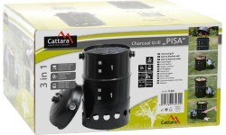 Charcoal Grill-Smokehouse 3in1 Cattara Pisa 40cm