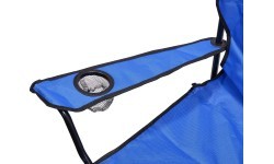 Foldable Camping Chair Cattara Bari - Blue