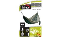 Hammock Cattara Nylon - Green/Brown 275x137cm