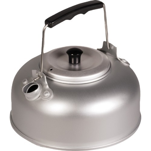 Arbatinis virdulys Mil-Tec, aliuminis, 0,8 l, pilkas