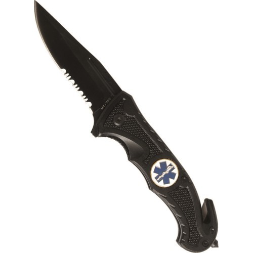 Нож Mil-Tec Rescue Car Knife, чёрный