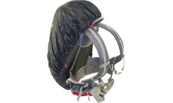 Kuprinės apsauga nuo lietaus Trekmates S, 45 l, juoda