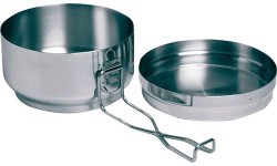 Pot Yate, 2 Parts, Inox