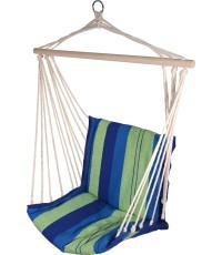Hammock Chair Cattara - Blue/Green 95x50cm