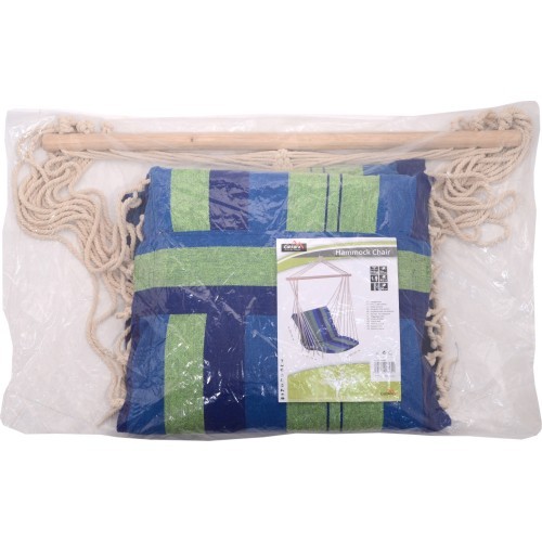 Hammock Chair Cattara - Blue/Green 95x50cm