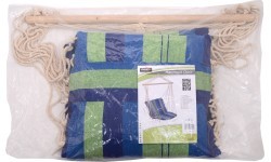 Hammock Chair Cattara - Blue/Green 95x50cm