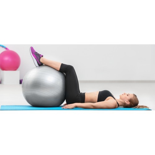 Gimnastikos kamuolys Yate, 55 cm – pilkas