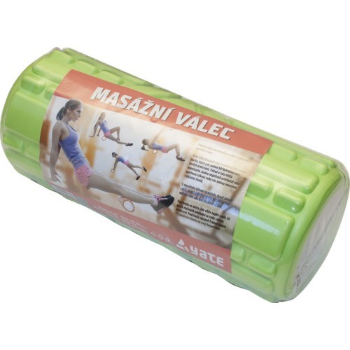 Massage Roller YATE - 33x14 cm, green