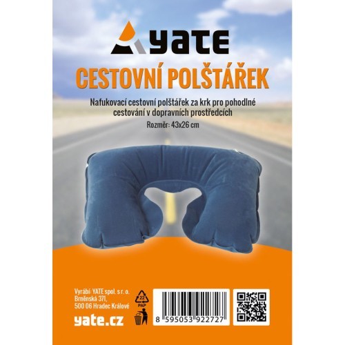 Pripučiama pagalvė kaklui Yate, mėlyna