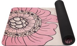 Yoga Mat Yate, Natural Rubber, 4 mm - Pattern F, Beige