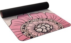 Yoga Mat Yate, Natural Rubber, 4 mm - Pattern F, Beige