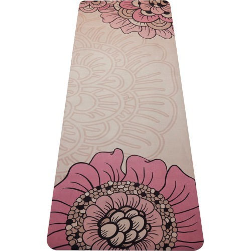 Yoga Mat Yate, Natural Rubber, 4 mm - Pattern F, Beige
