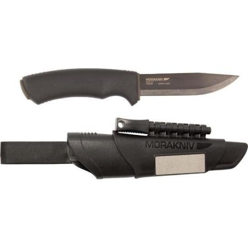 Нож Morakniv Bushcraft Survival, углеродистая сталь, чёрный