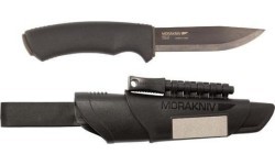 Peilis Morakniv Bushcraft Survival, anglinis plienas, juodas