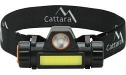 Налобный фонарь Cattara, 120 лм, аккумуляторный