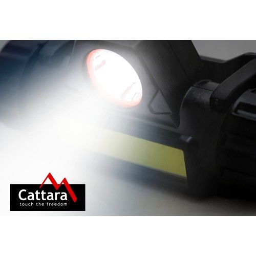 Налобный фонарь Cattara, 120 лм, аккумуляторный