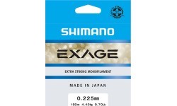 Valas Shimano Exage, 150 m, 0,225 mm, 4,4 kg, Steel Grey