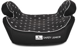 Automobilinė kėdutė Lorelli Safety Junior Fix su Isofix tvirtinimais, juoda, 15-36 kg