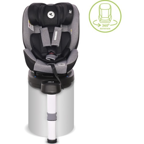 Automobilinė kėdutė Lorelli Proxima, 0–18 kg, pilka/juoda