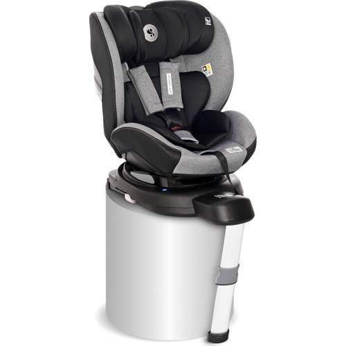 Automobilinė kėdutė Lorelli Proxima, 0–18 kg, pilka/juoda