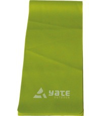 Pasipriešinimo guma Yate, 250x15 cm, kieta, žalia