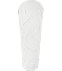 Вкладыш в спальный мешок Mummy Cocoon, хлопок, натуральный белый