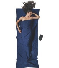 Travel Sheet Cocoon, Microfiber, Blue
