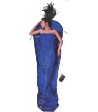Вкладыш в спальный мешок MummyLiner Cocoon, шёлковый, ультрамариновый синий