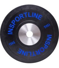 Rubber Weight Plate inSPORTline Bumper Plate 15 kg