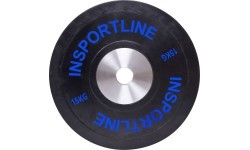 Rubber Weight Plate inSPORTline Bumper Plate 15 kg