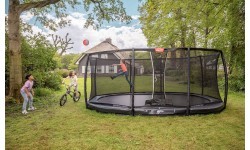 BERG Ultim Champion InGround 330 Grey + Safety Net Deluxe