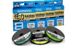 Шнур Shimano Kairiki 8 Steel Gray, 150 м, 0,19 мм, 12 кг