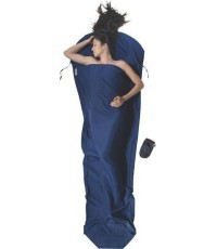 Sleeping Bag Pad Cocoon Mummy Liner, Microfiber, Blue