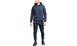 Мужской флисовый спортивный костюм J.Style, синий 68C10381-25