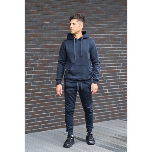 J.Style Men's Fleece Sports Suit Blue 68C10381-25
