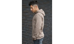 J.Style Men's Fleece Sweatshirt Beige 68B2009-91