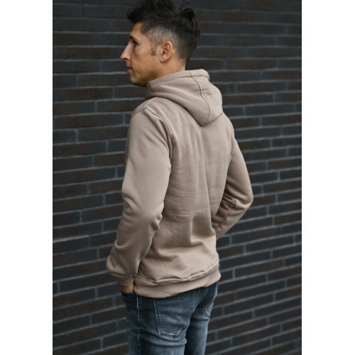 Мужской флисовый джемпер J.Style, бежевый 68B2009-91
