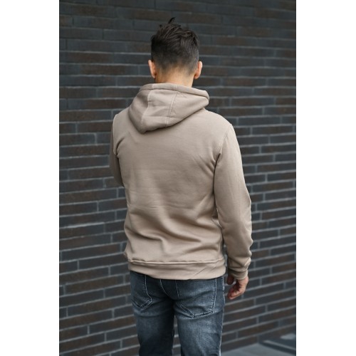 Мужской флисовый джемпер J.Style, бежевый 68B2009-91