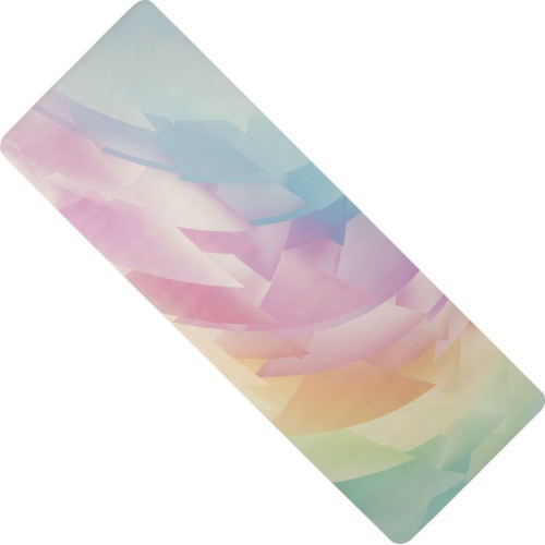 Yoga Mat Yate, Natural Rubber, 4mm, Rainbow 