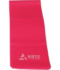 Pasipriešinimo guma Yate, 25mx15cm, vidutinis pasipriešinimas, raudona